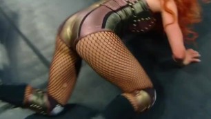 Becky Lynch's Sexy Irish Ass in Fishnets WWE Smackdown 05-15-2018