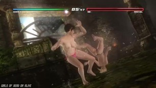 Girls of Dead or Alive - versus 2 - Momiji vs Rachel (Topless)