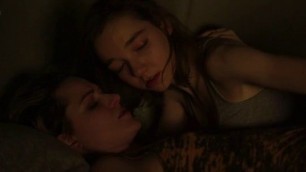 Evan Rachel Wood nude Julia Sarah Stone sexy a couple of lesbian scenes Allure 2018