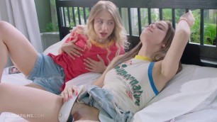 ULTRAFILMS Anna Di & Hazel in amazing and very wet lesbian sex