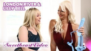 Sweet Heart Video - London River Is More Than Happy To Show To Lilly Bell How To Use A Strap On
