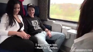 Czech Couples Fuck Each Other With The Other In The Train 26 Lesbian Breast Play